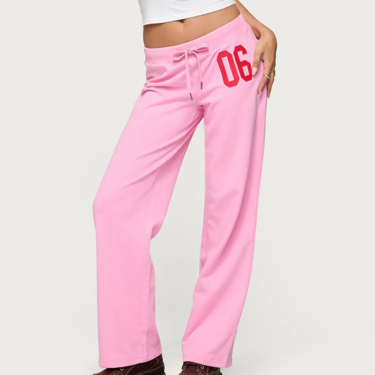 Straight Leg 06 Sweatpants – Red Trousers & Joggers - Image 6