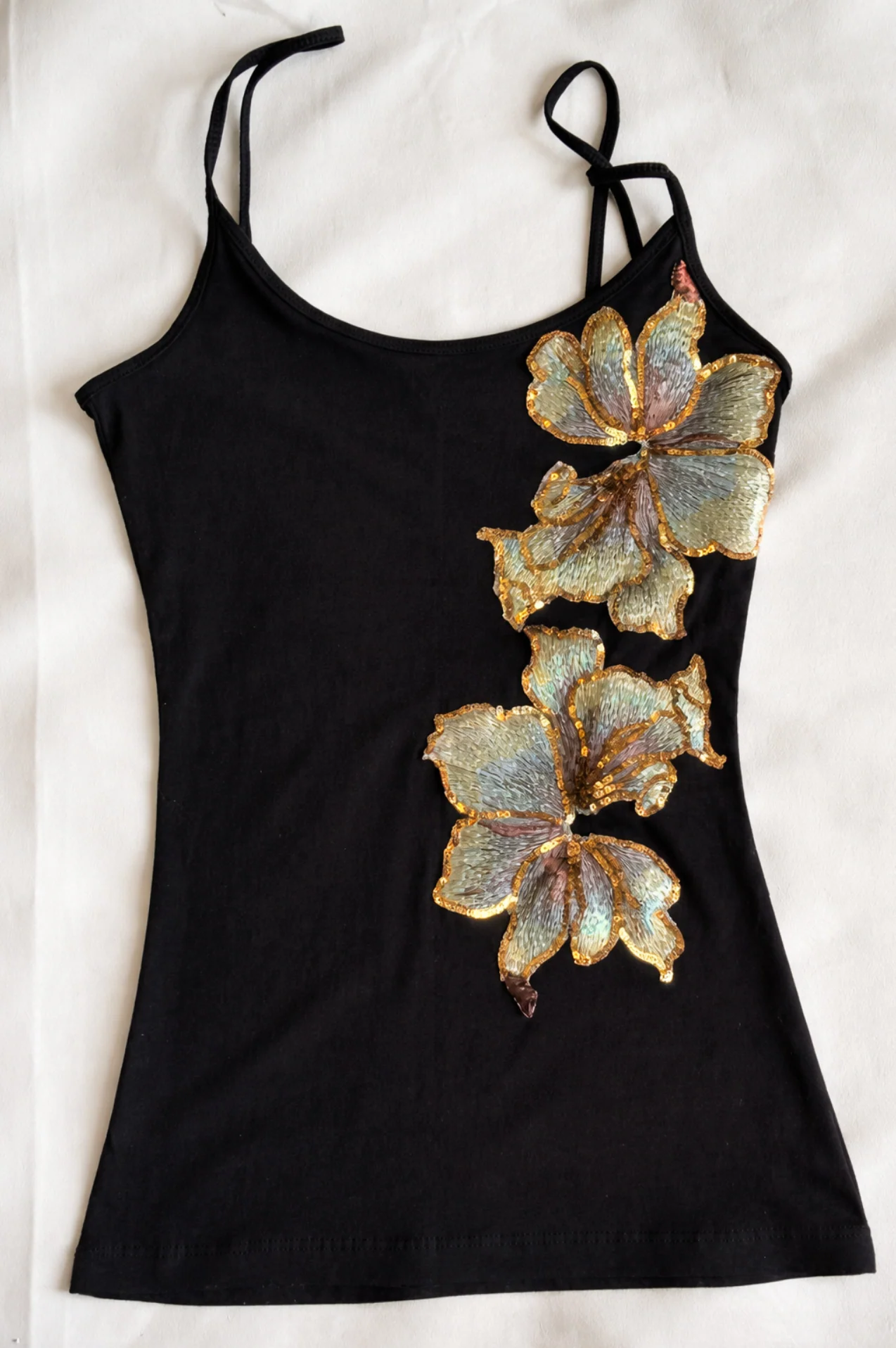 Gold Leaf Black Top - Image 3
