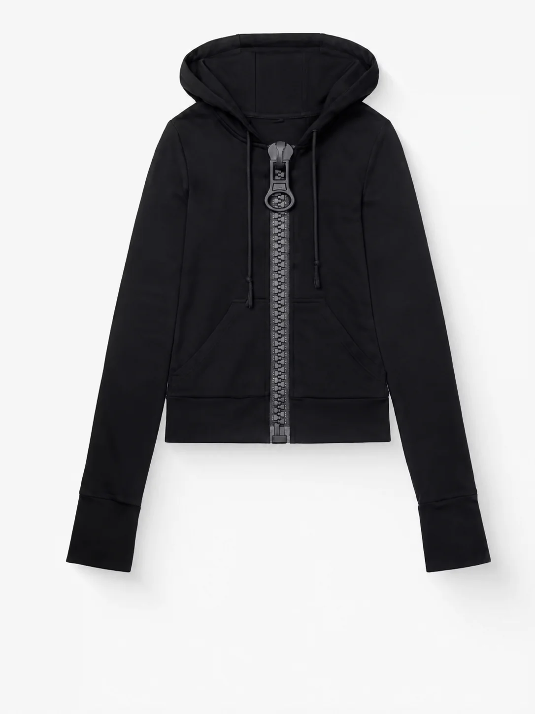Oversized Zipper Hoodie – Gray Hoodies & Sweatshirts - Image 3