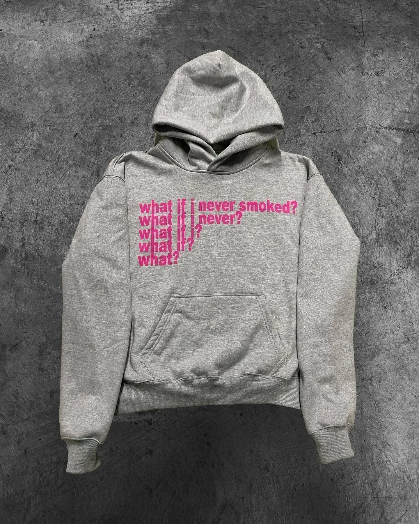 What If Hoodie – Gray Hoodies & Sweatshirts - Image 2