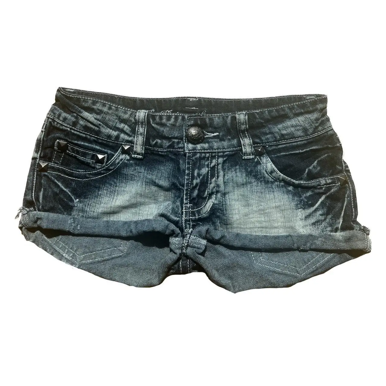 Retro British Shorts – Blue - Image 2
