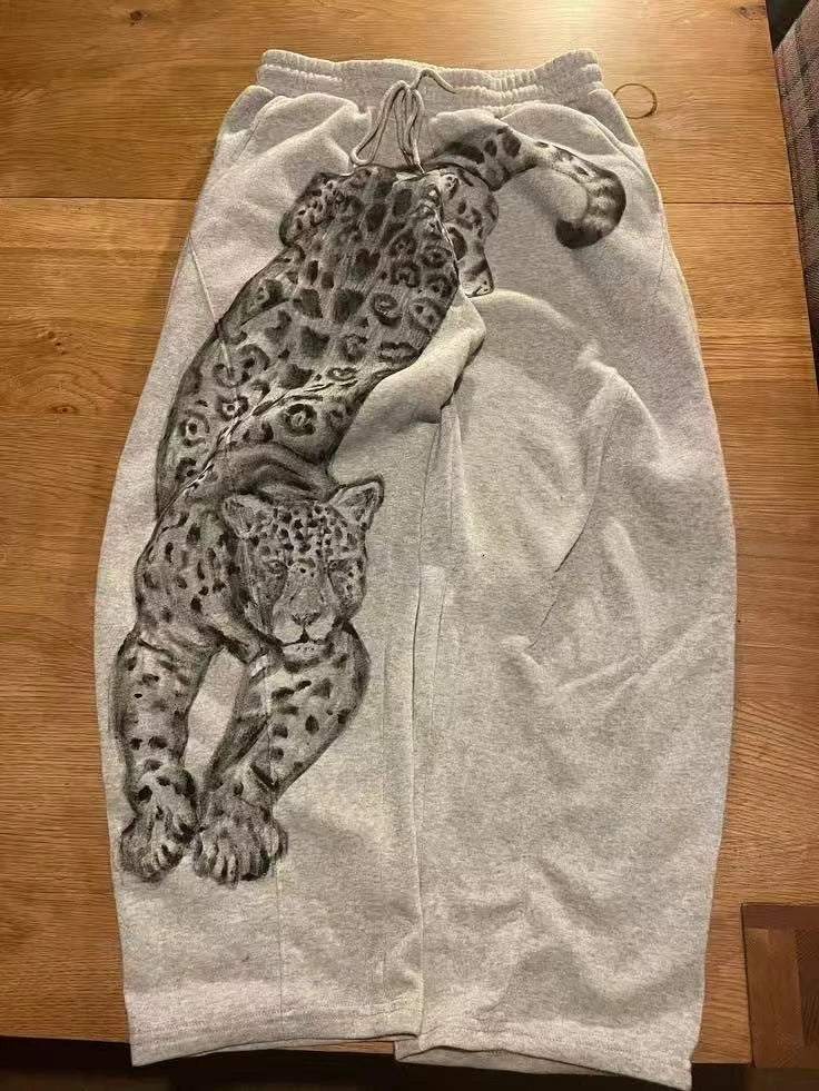 Leopard Pattern Pants – Trousers & Joggers