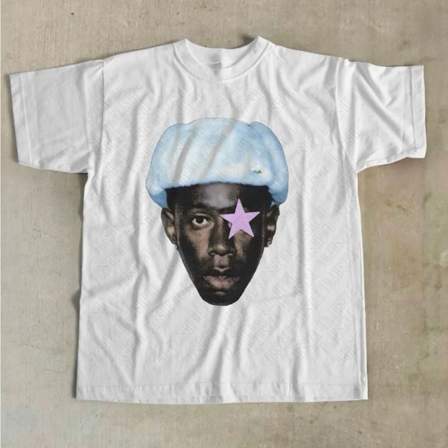 Tyler x Star Tee – White T-Shirt - Image 2