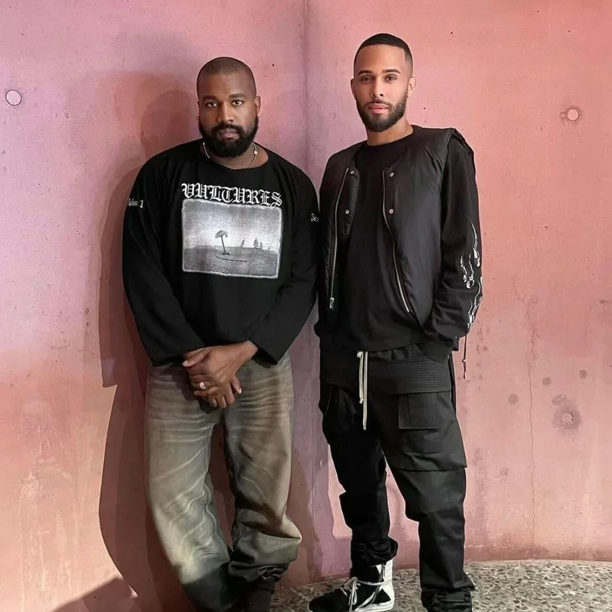 Kanye Long Sleeve Tee – Beige T-Shirt - Image 4