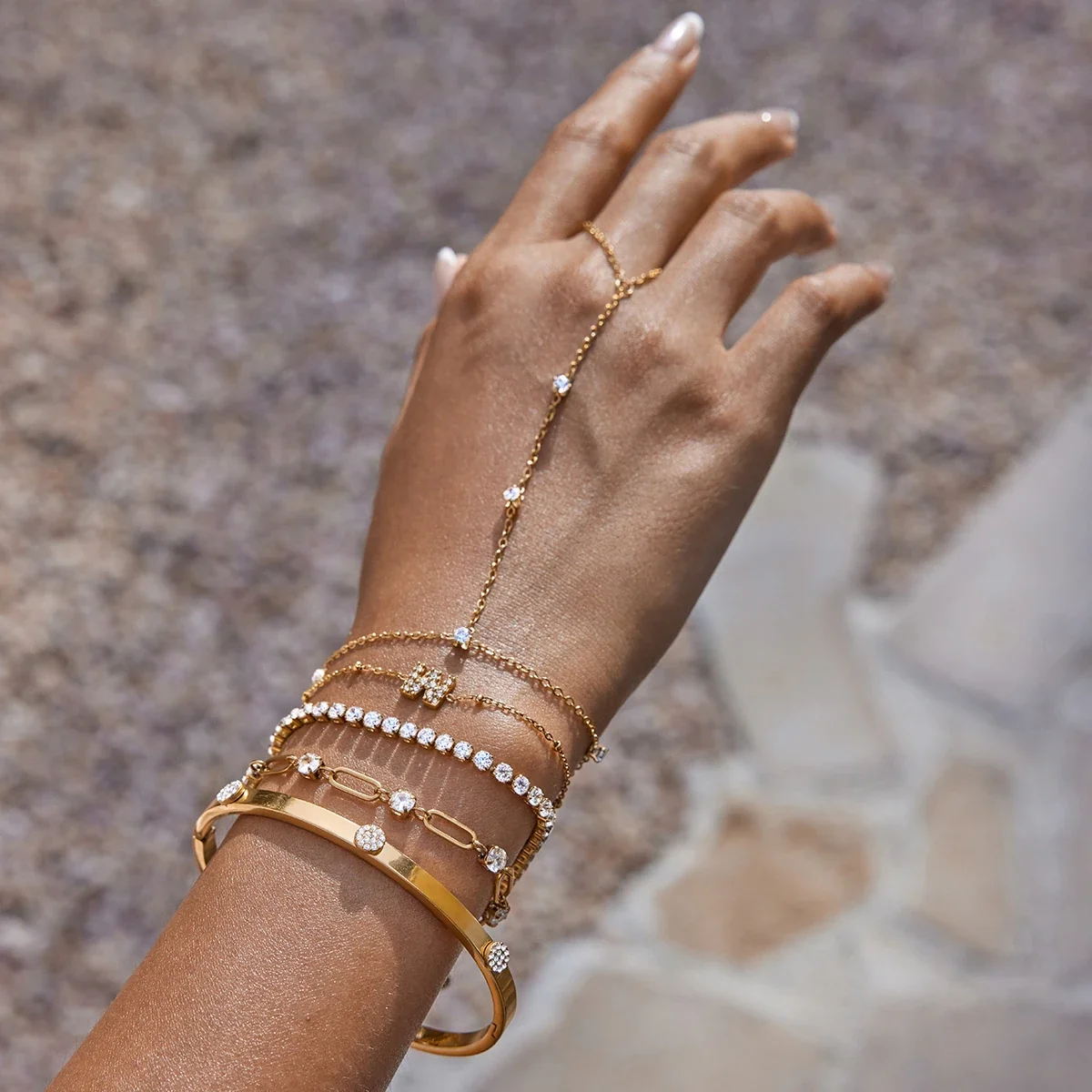 18K Gold Color Plated Stainless Steel Chain – Necklaces - Image 2